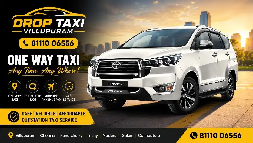 Drop Taxi Villupuram